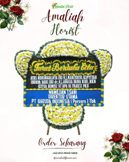 Papan Bunga Duka Polaman